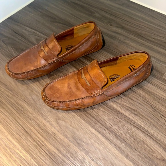 Clarks Men’s Penny Loafers - Size 11 - Picture 1 of 5